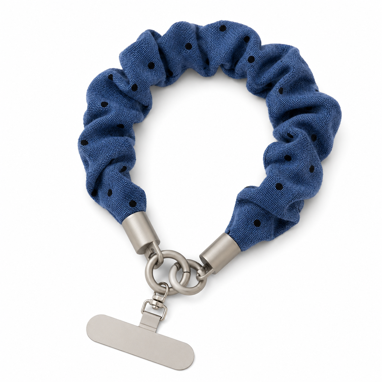 Dot blauw telefoonkoord