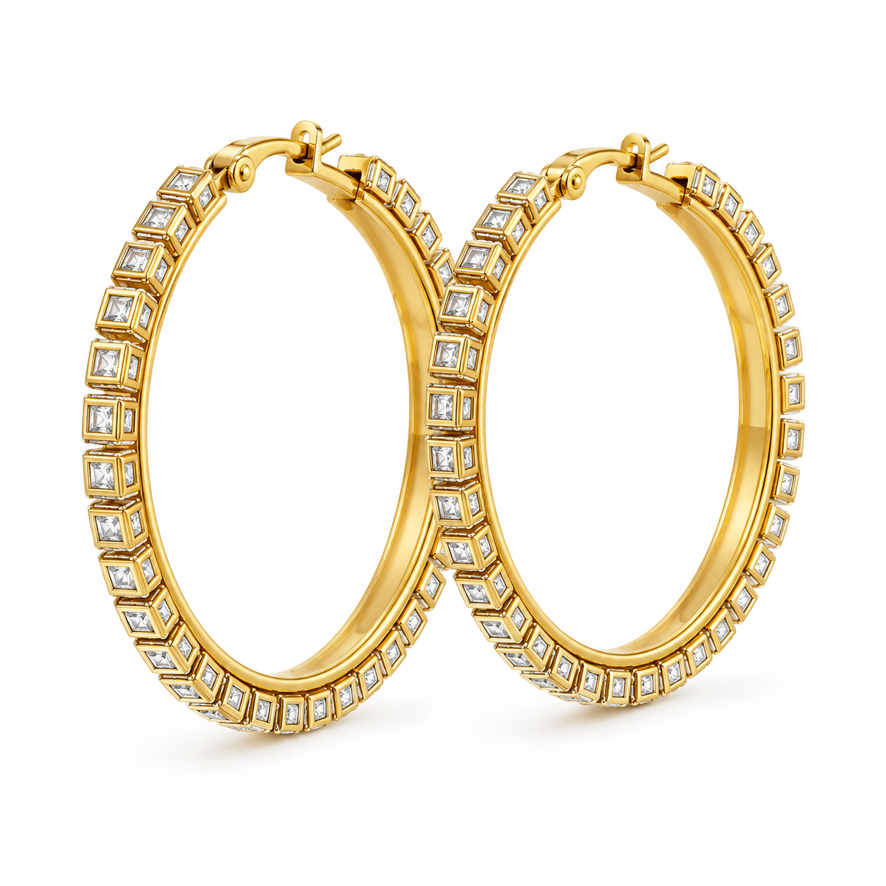Bold hoops oorbellen