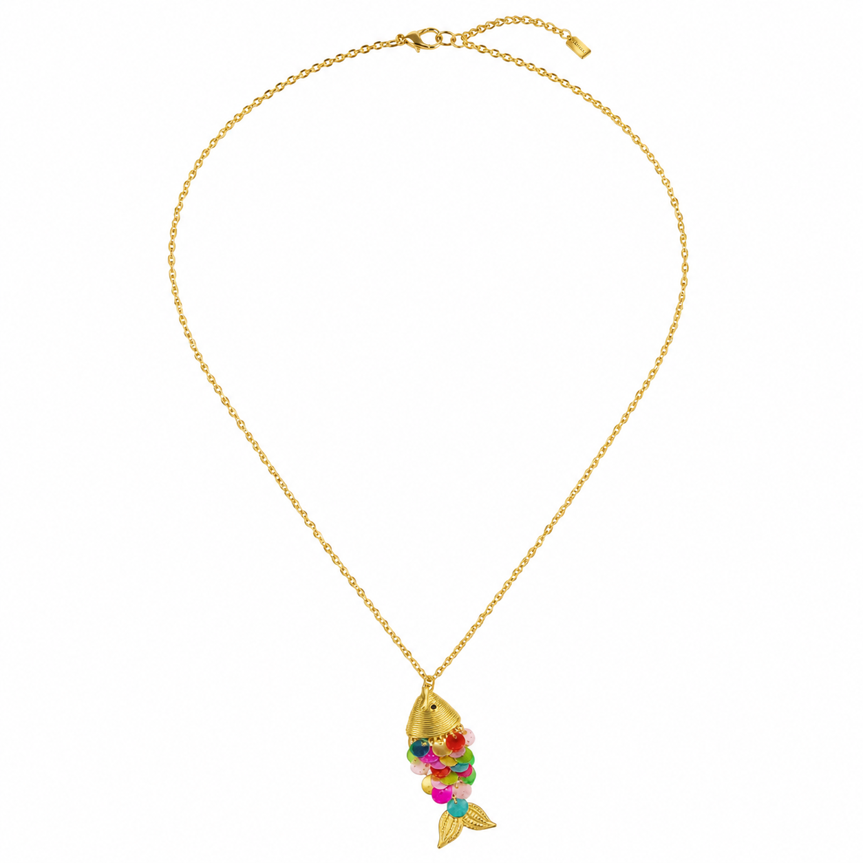 Wavey koi lange ketting mix