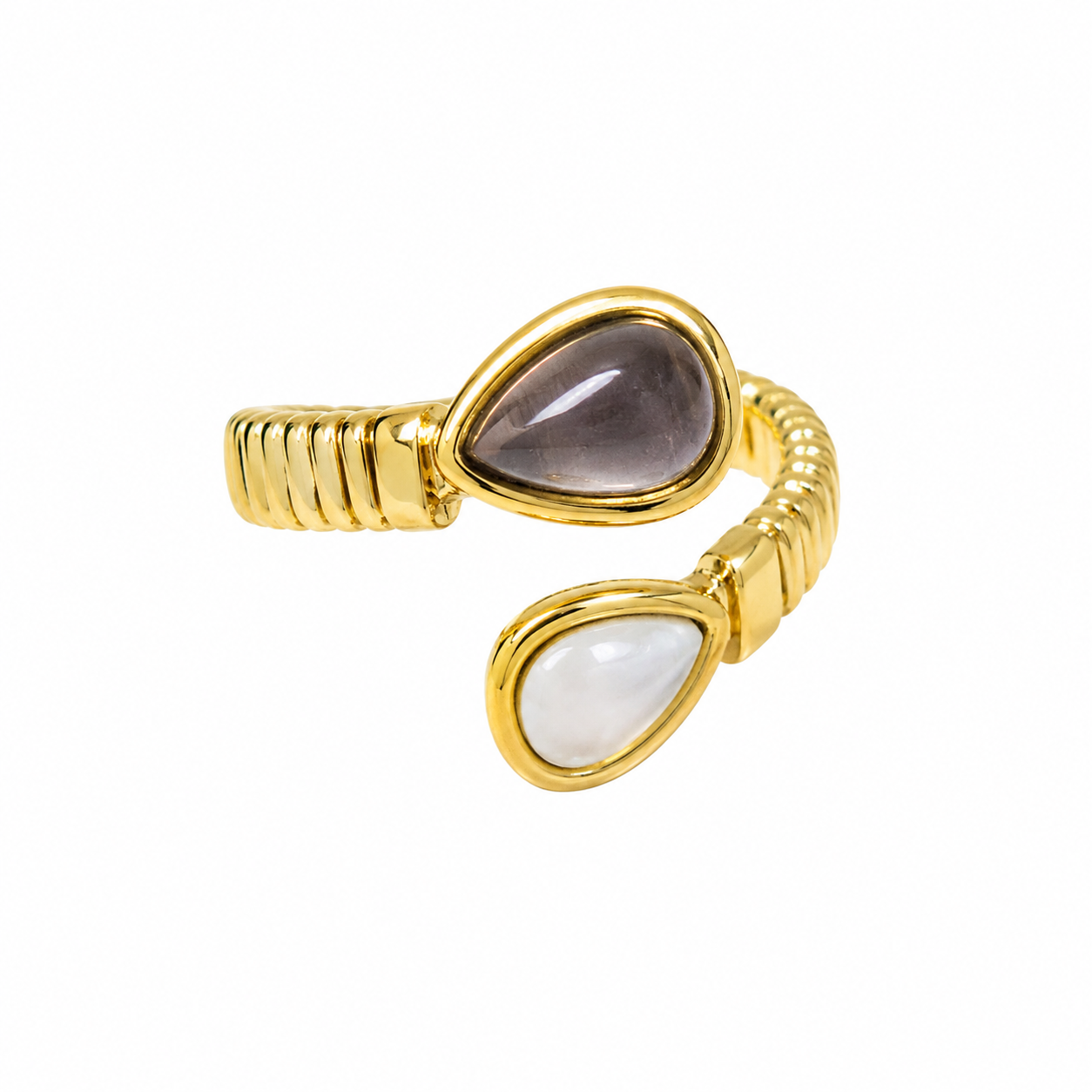 Happy snake ring