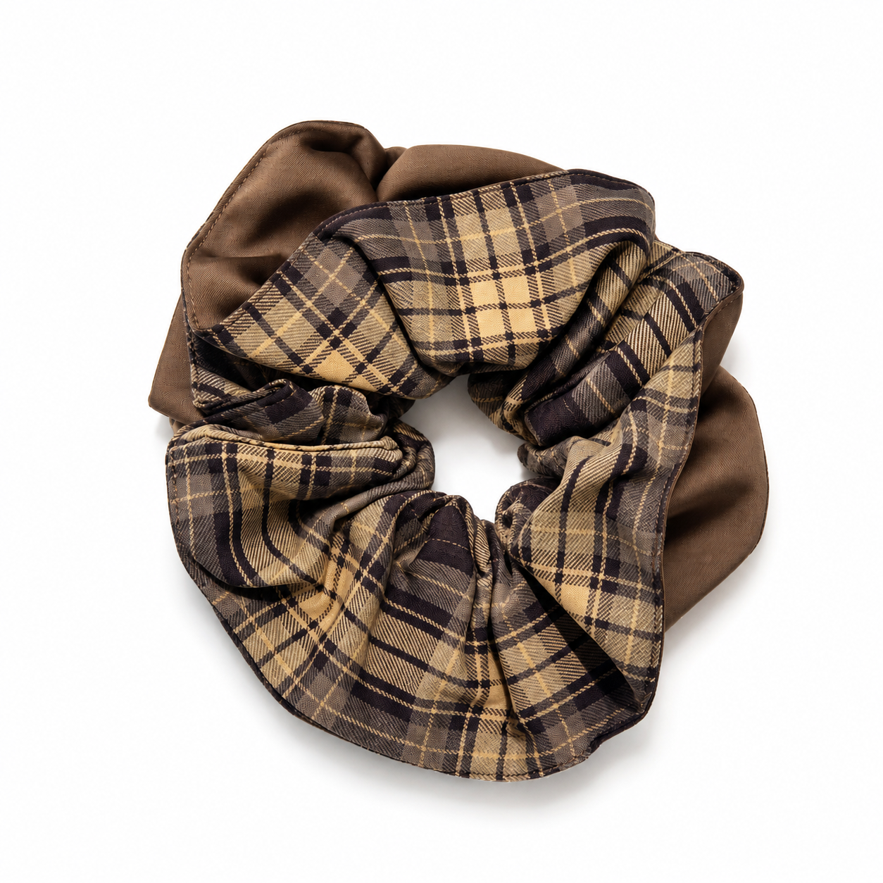 Geruite scrunchie