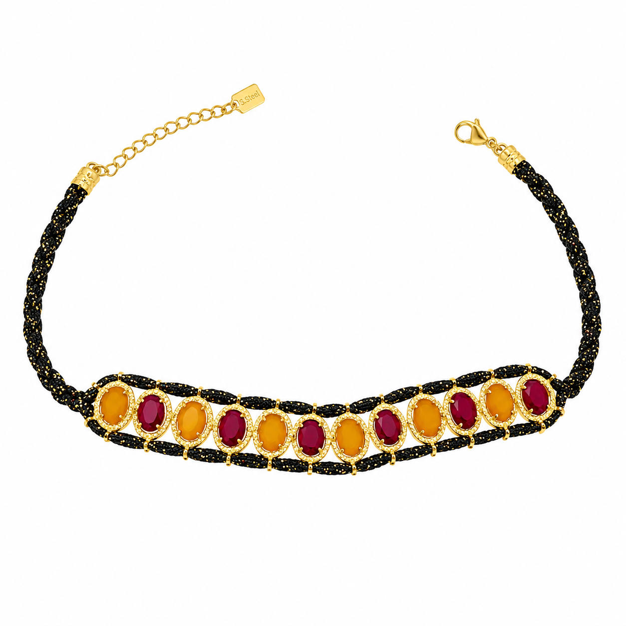 Boho chocker ketting