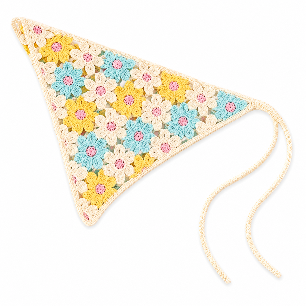Bandana Schal gemischte Blumen