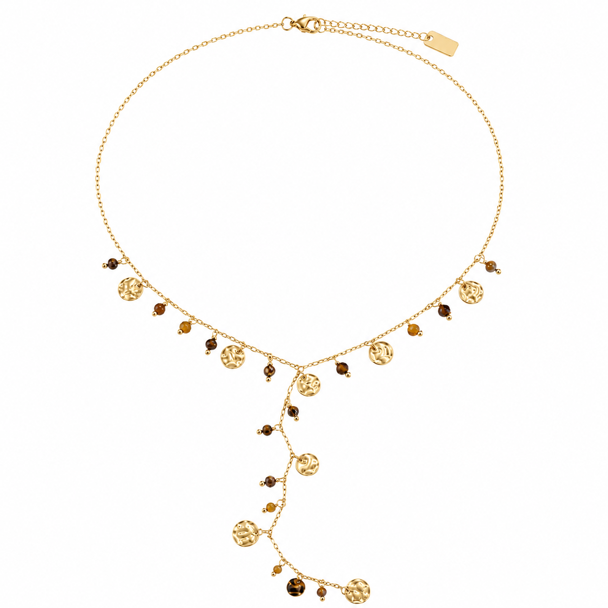 Spijker lange Y ketting
