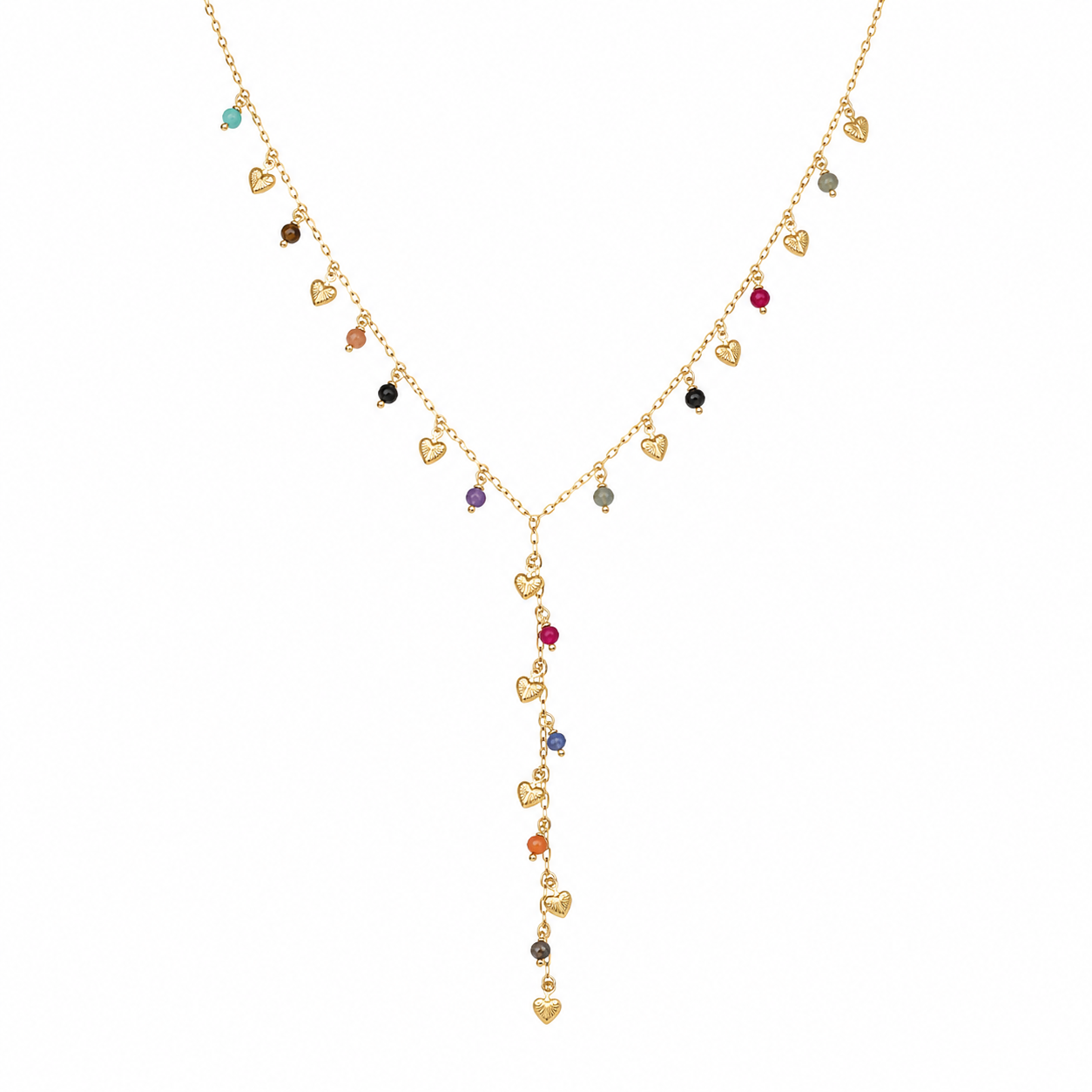 Happy heart Y ketting