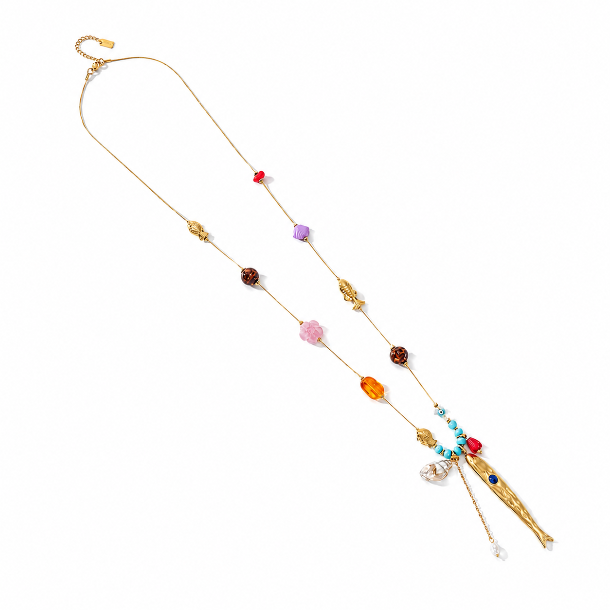 Athena Fisch lange Kette