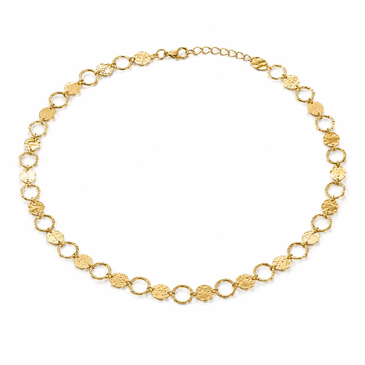 Spike circle lange ketting