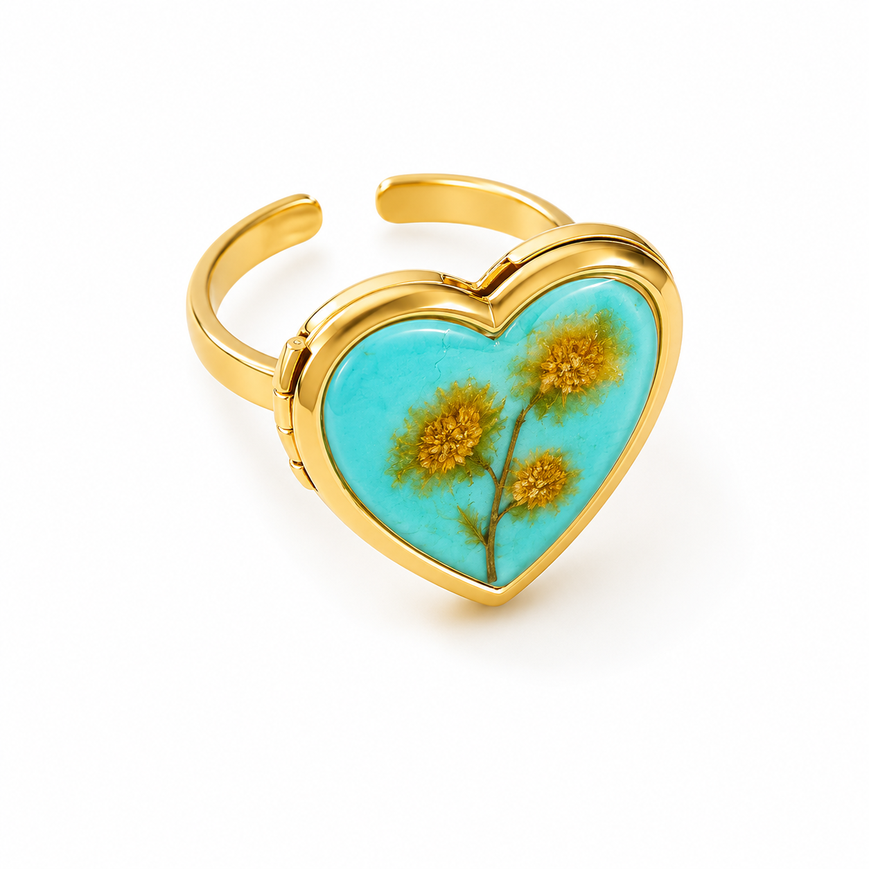 Blumenliebesring