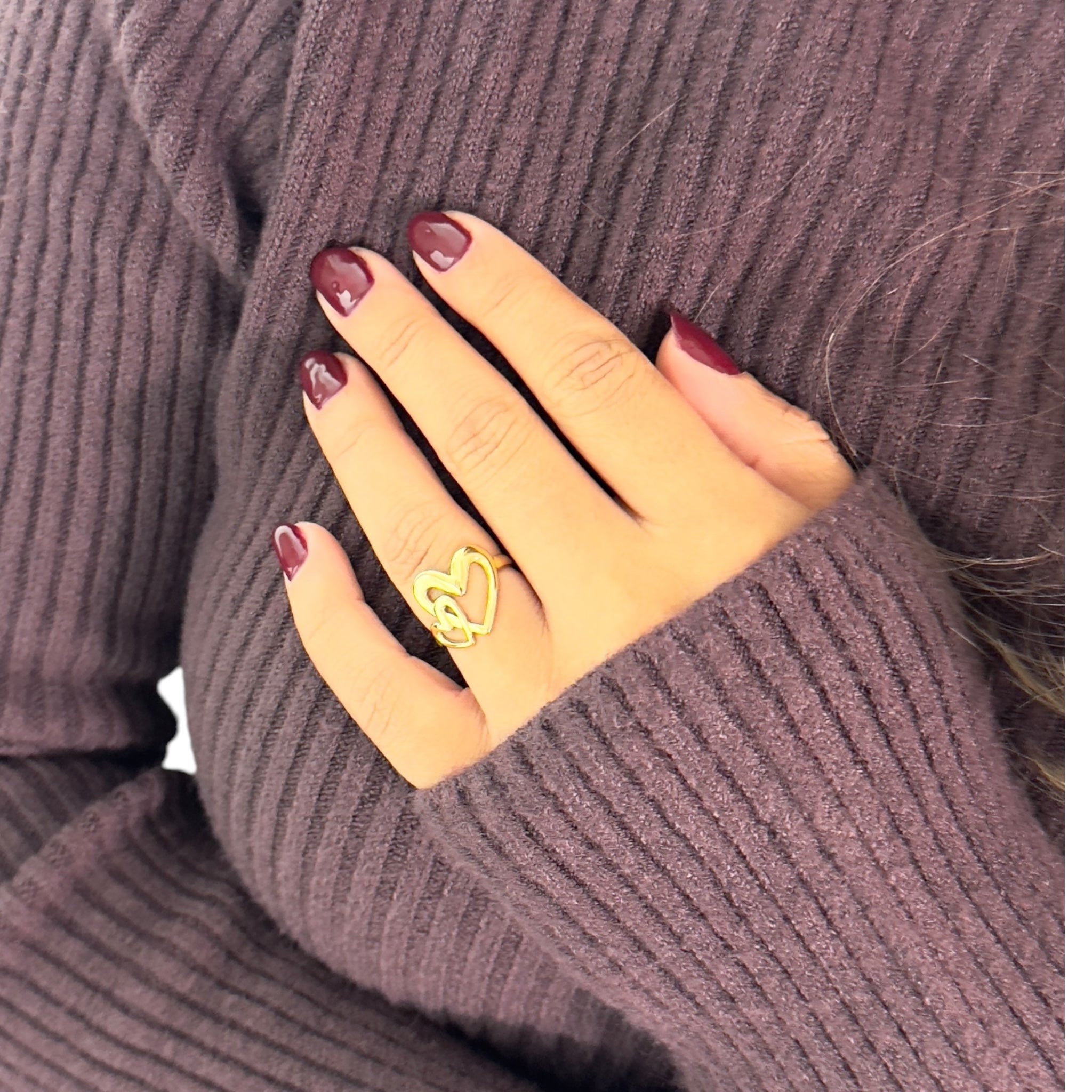 Dubbel love ring