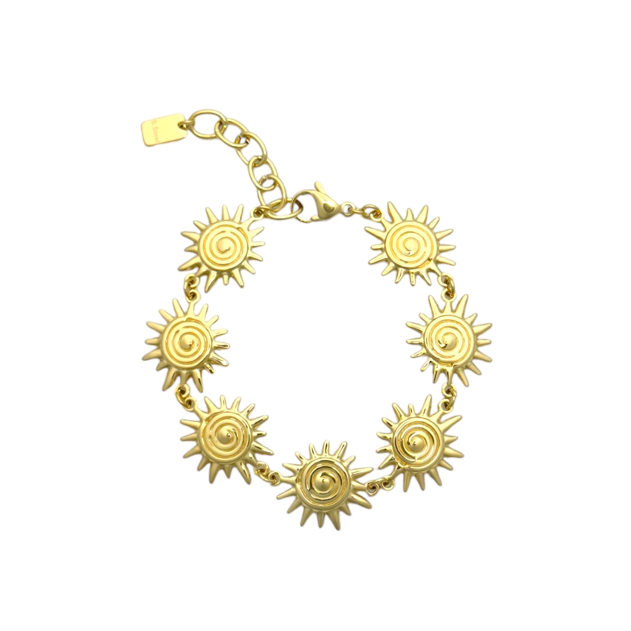 Spiral Fire bracelet
