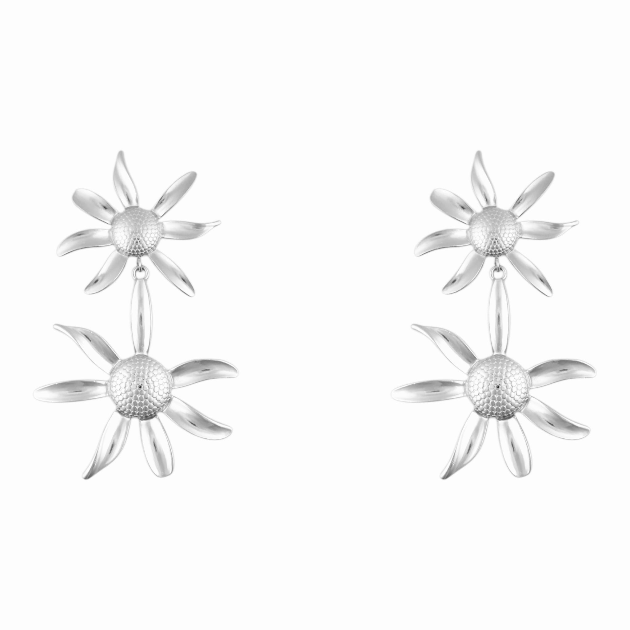 Sunflower statement earring