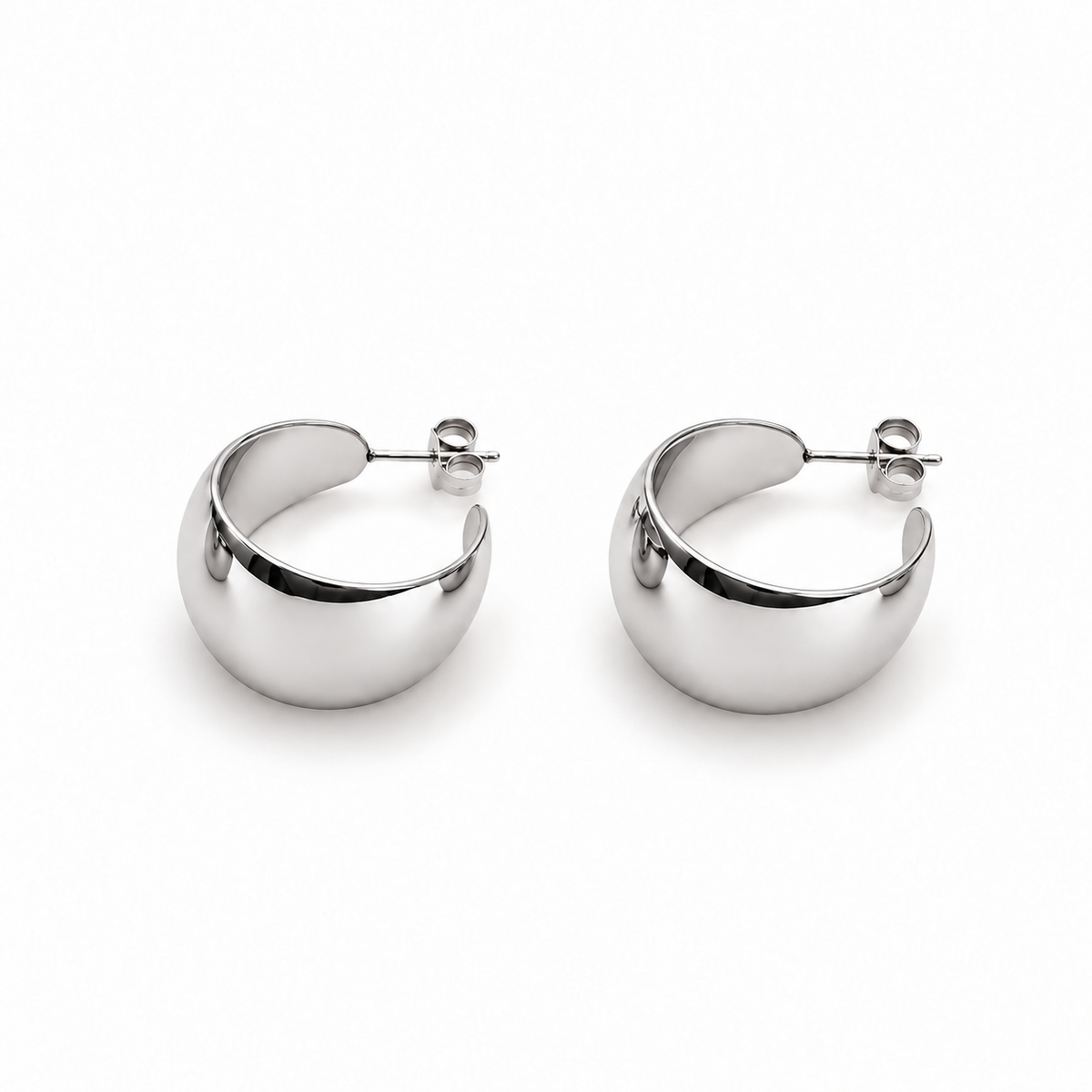 Chunky hoops oorbellen