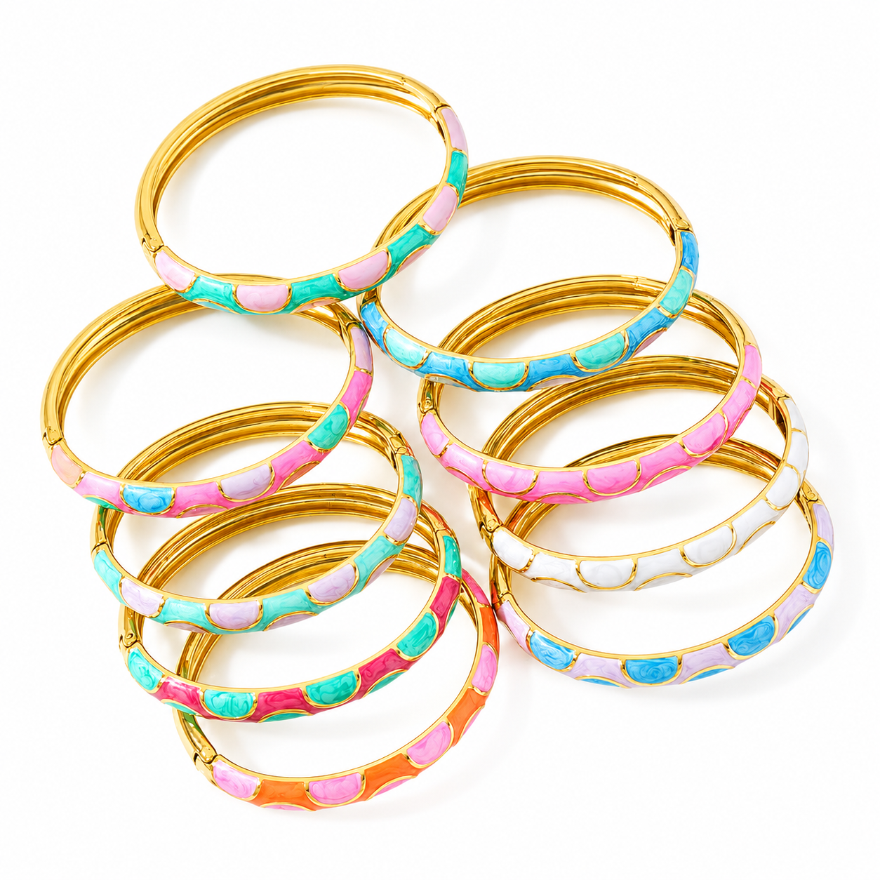 Happy polka bangle
