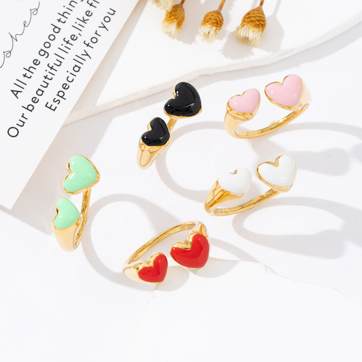 Double charm ring