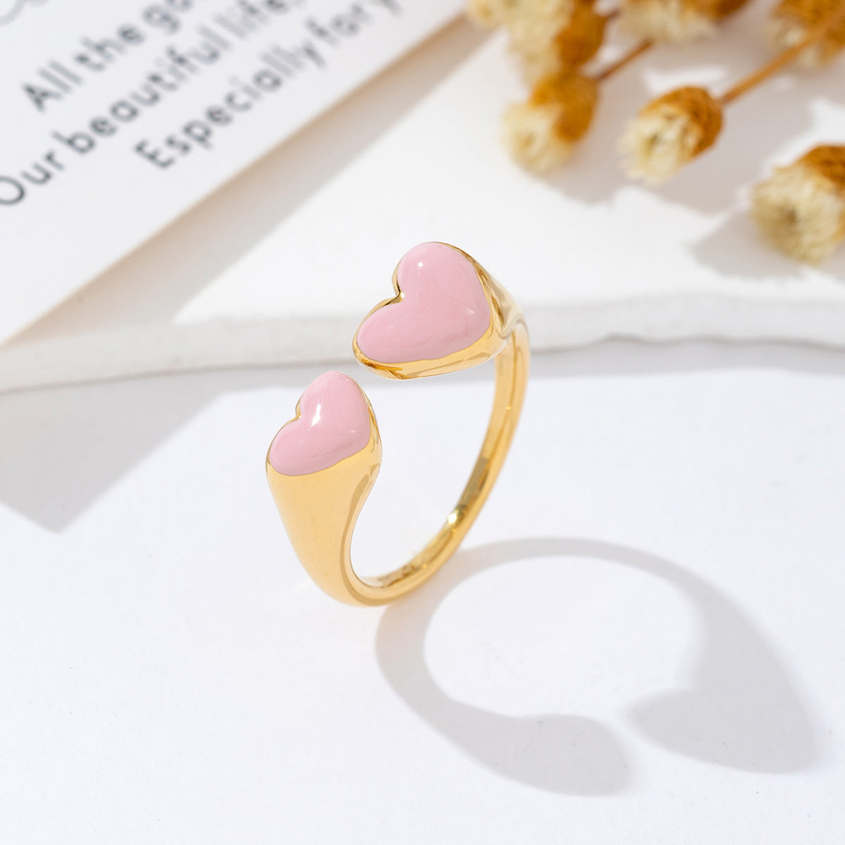 Double charm ring