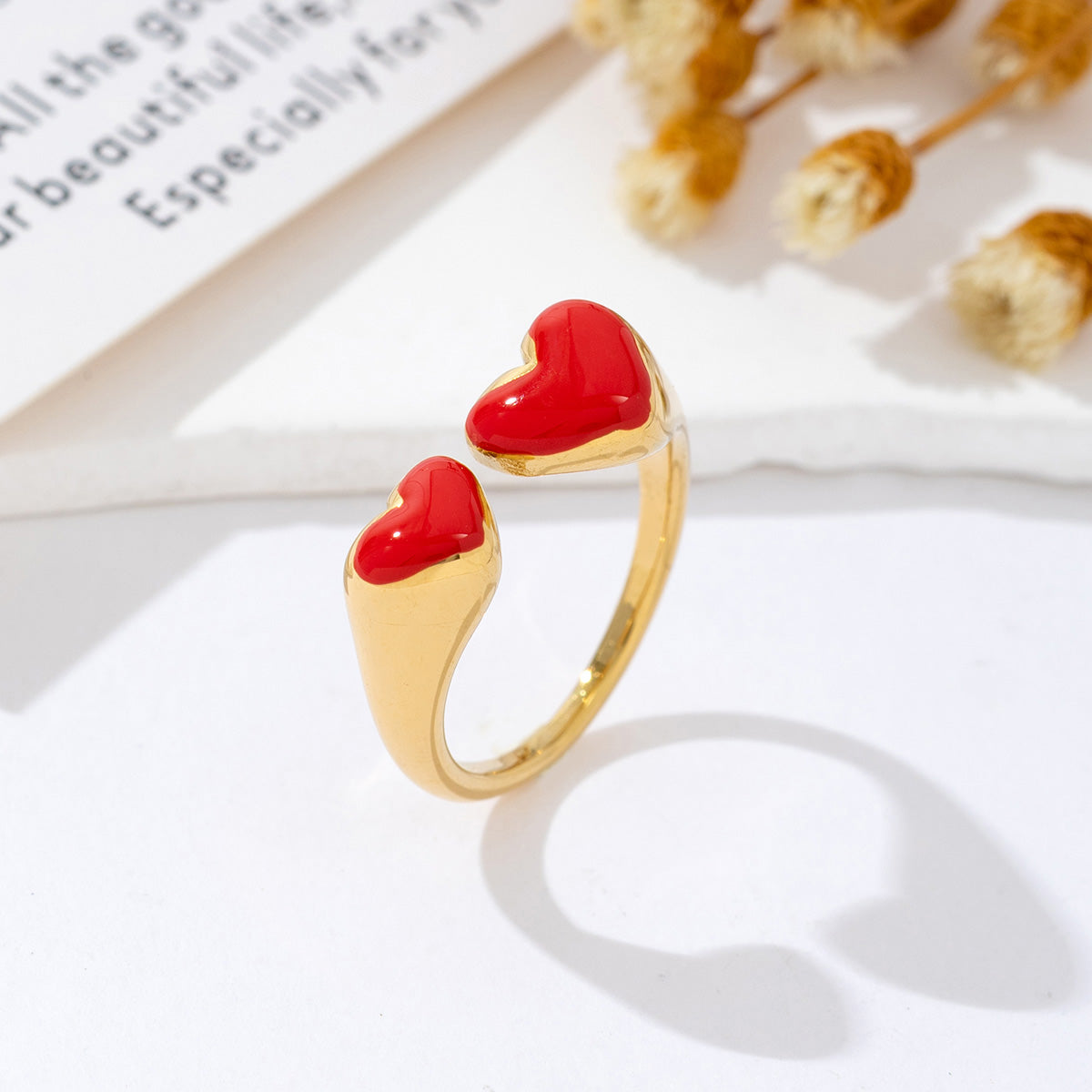 Double charm ring