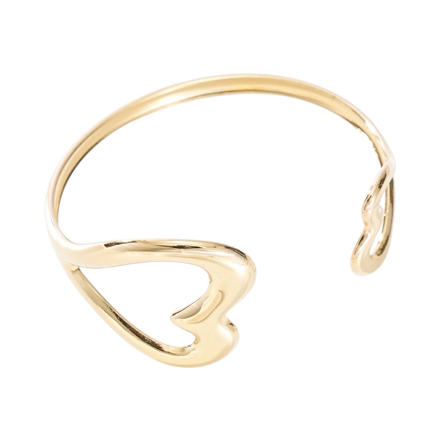 Open heart bangle