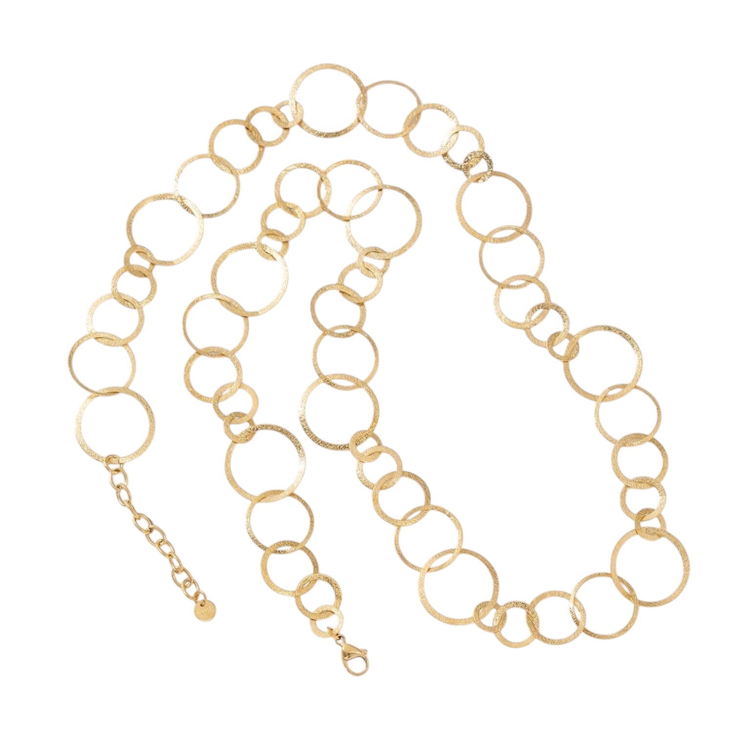 Spike circle lange ketting