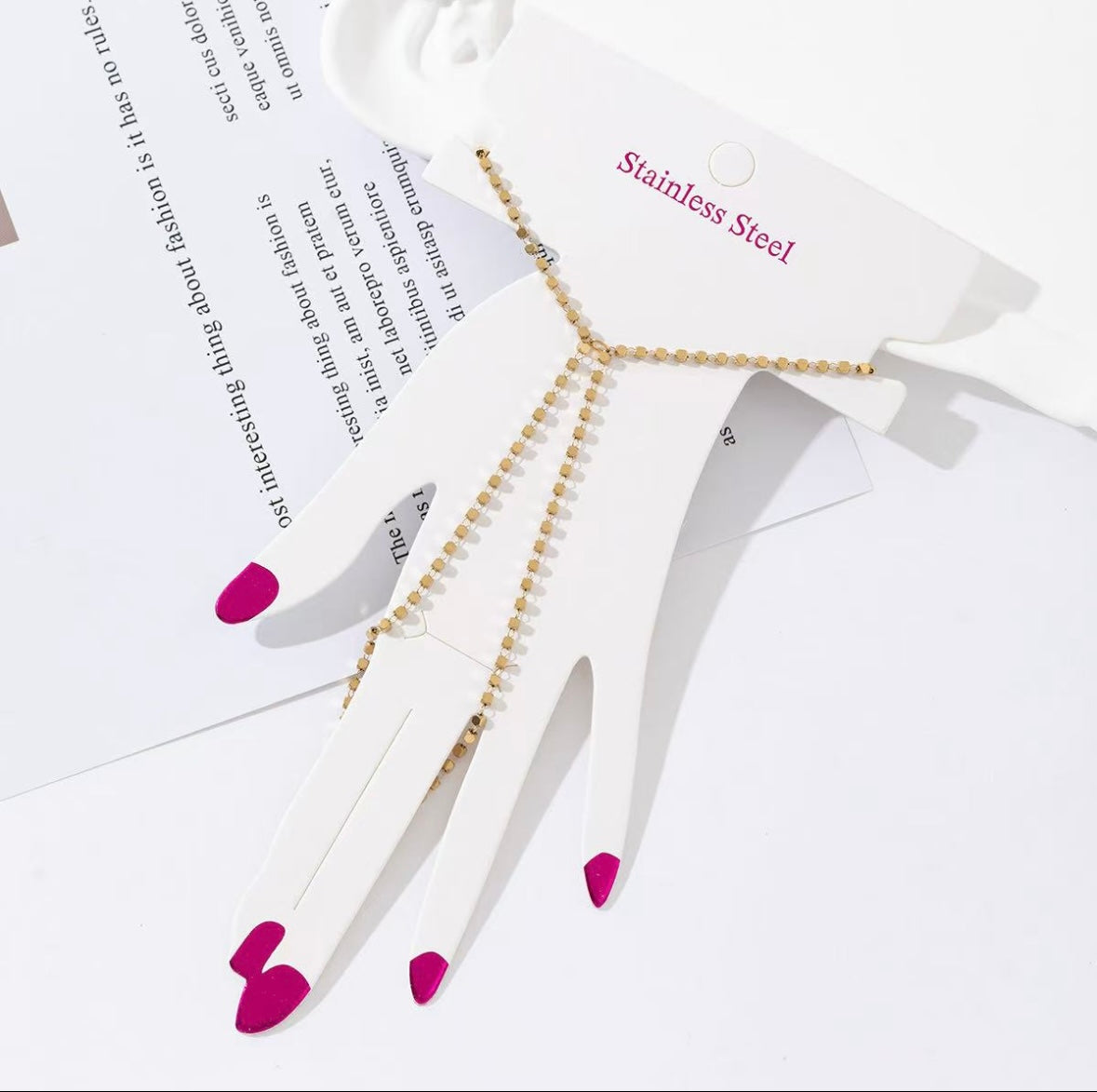 Blow hand chain