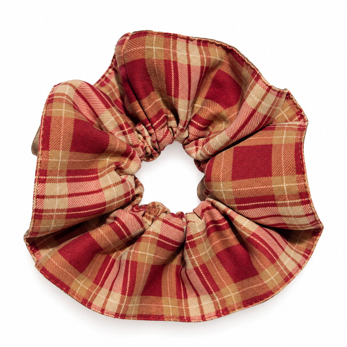 Geruite scrunchie
