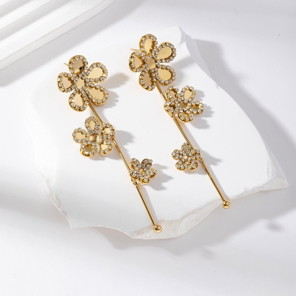 Rhinestone flower