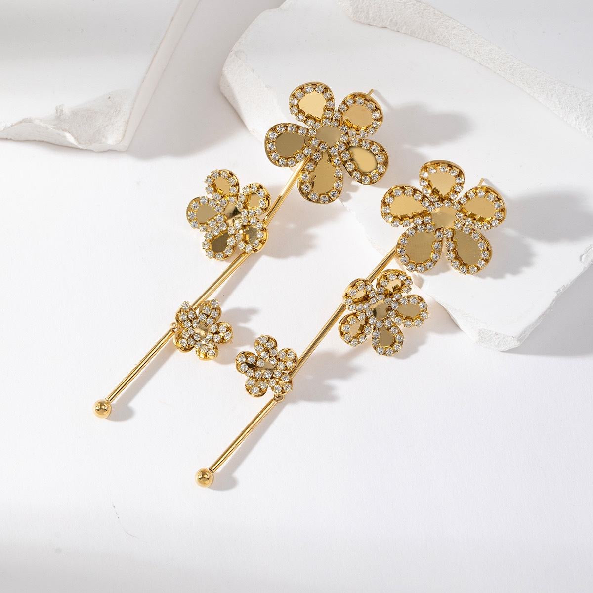 Rhinestone flower