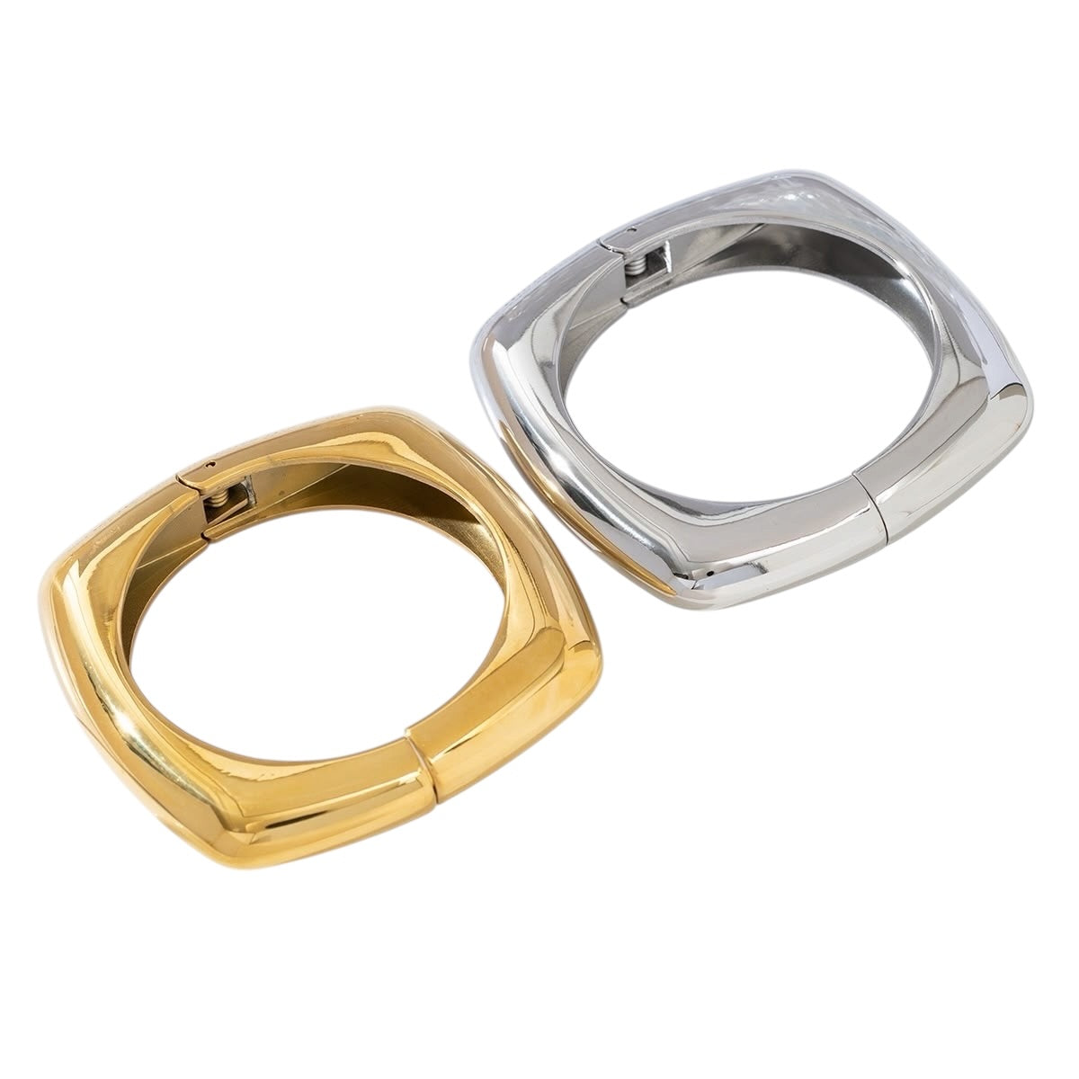 Square statement bangle