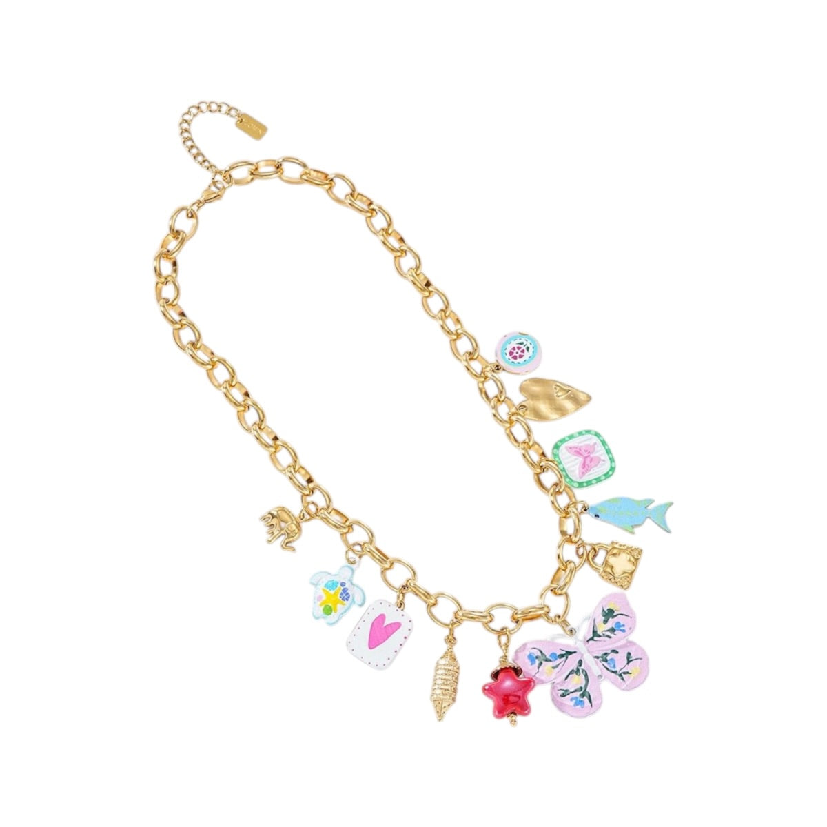 Butterfly bedel ketting