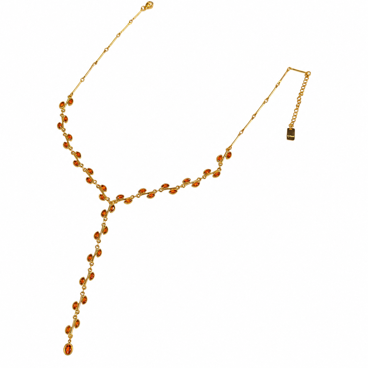 Nara strass Y ketting