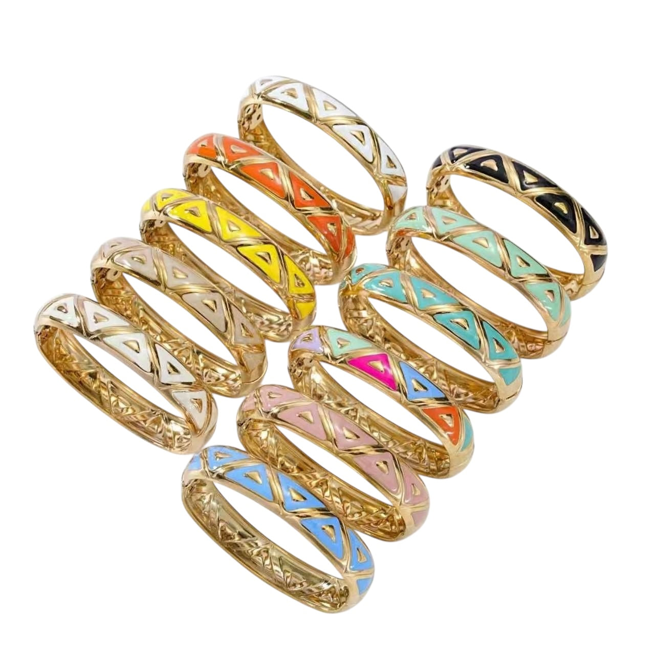 Happy triangle bangle
