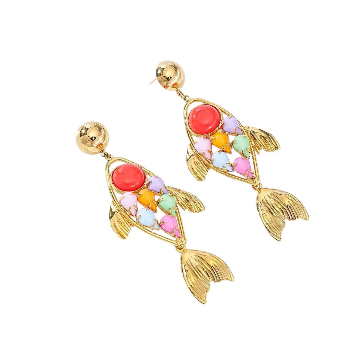 Fly Fishy Statement Earrings