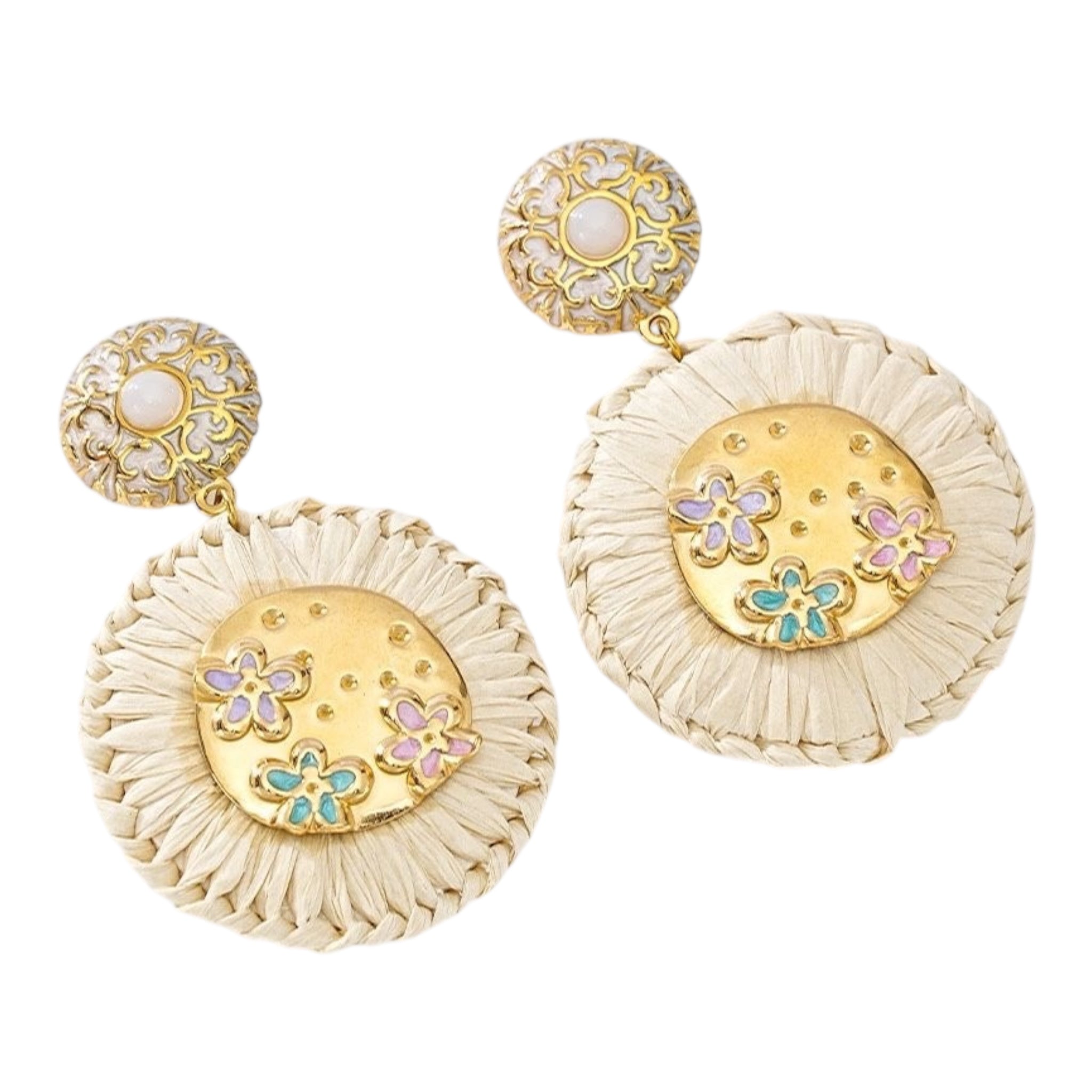 Boho statement earrings