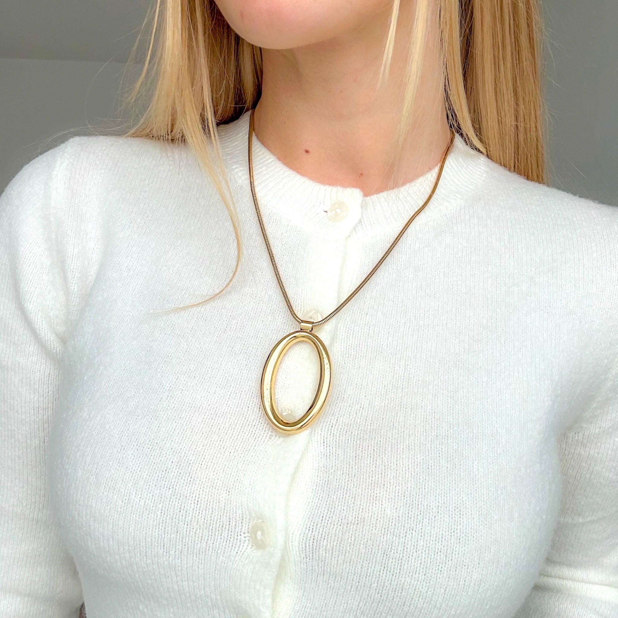 Ovale Kette 50 CM