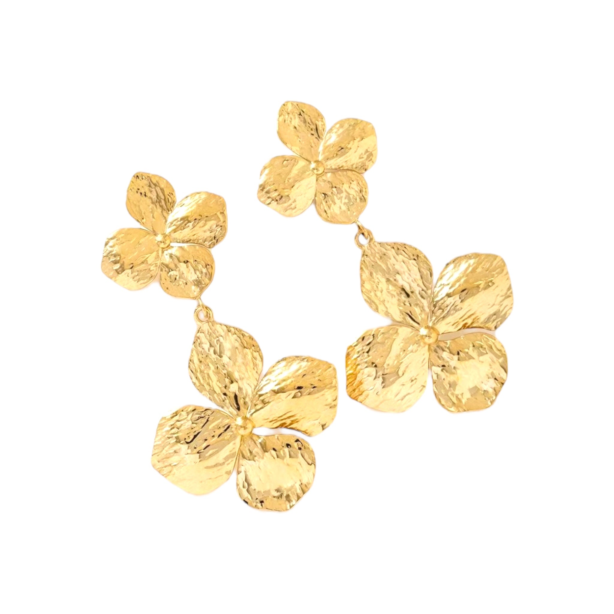 Floor statement earrings