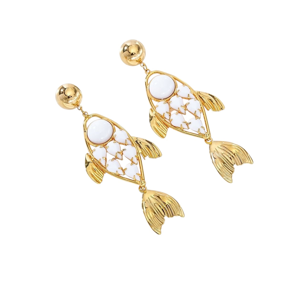 Fly Fishy Statement Earrings