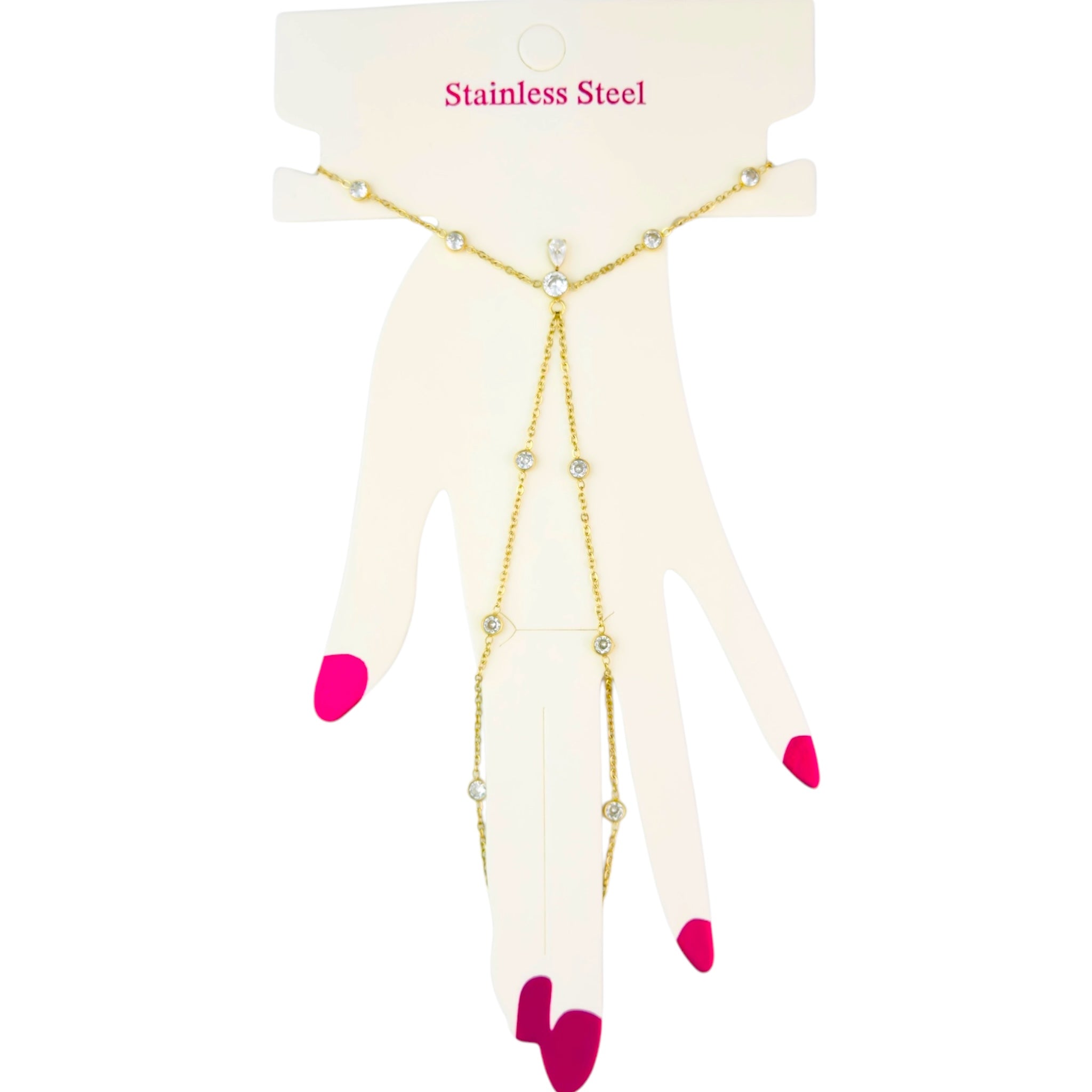 Wavey hand chain