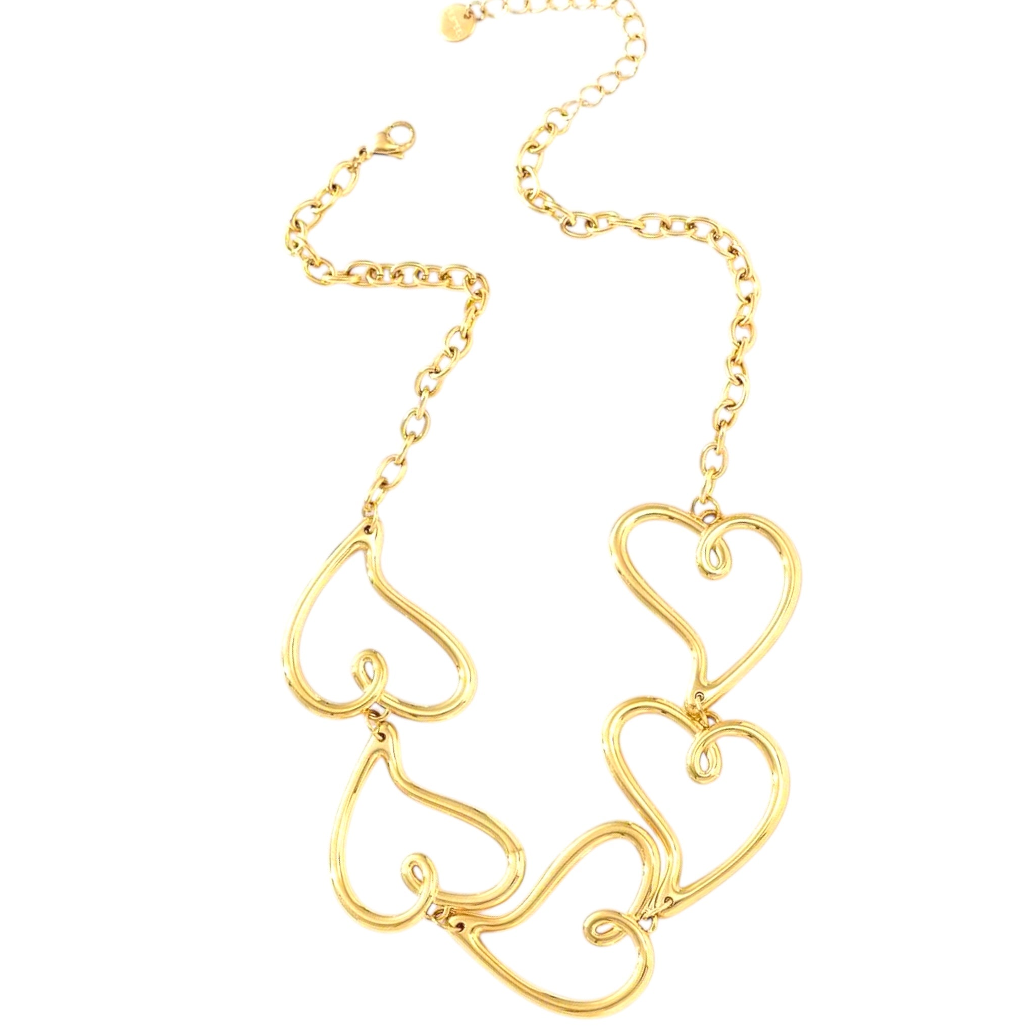 Wavey love statement ketting