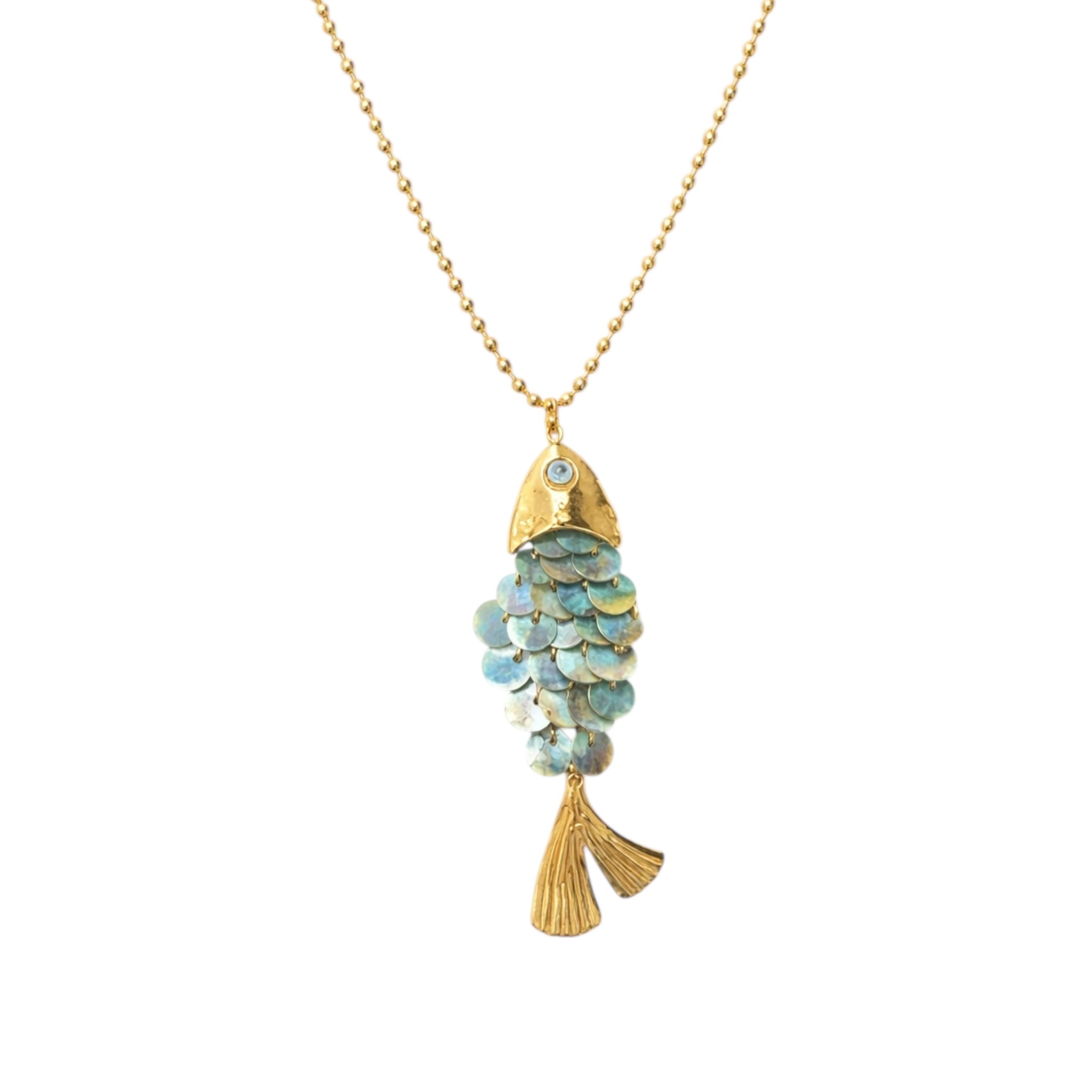 Wavey koi ketting 60CM