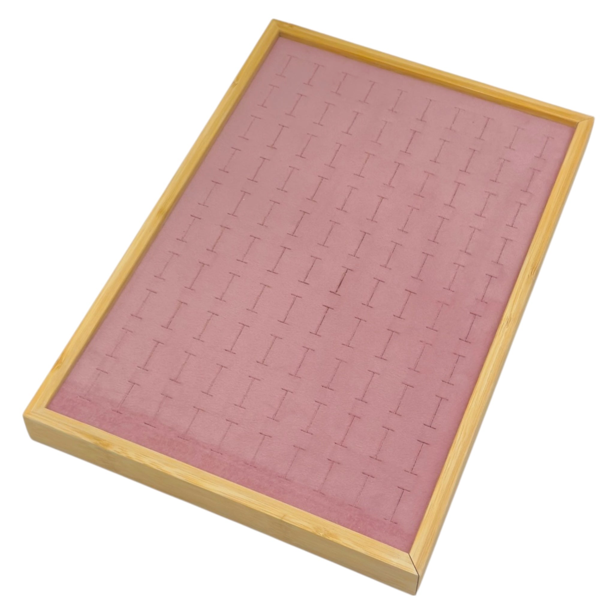 100 ringen display roze