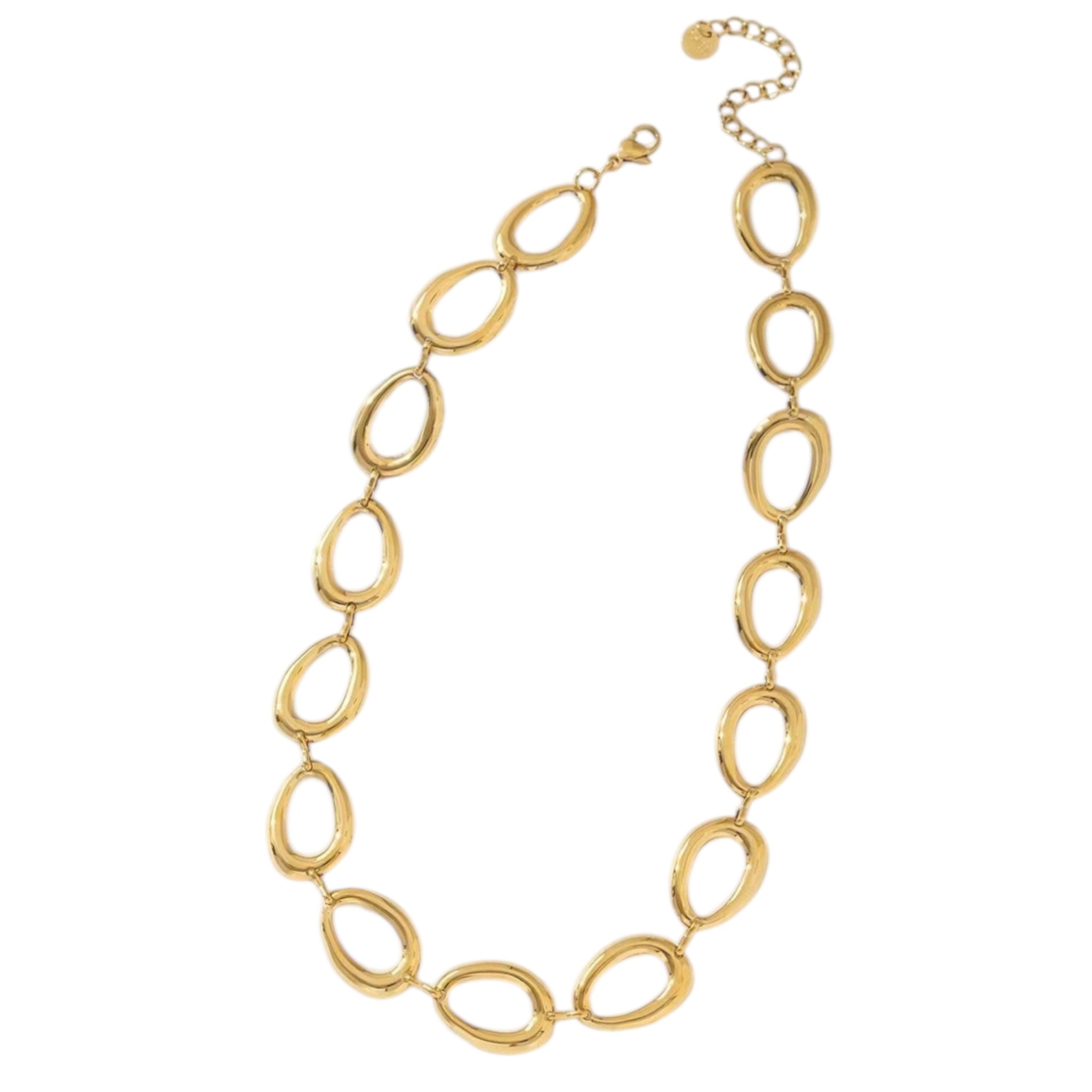 Oval statement ketting