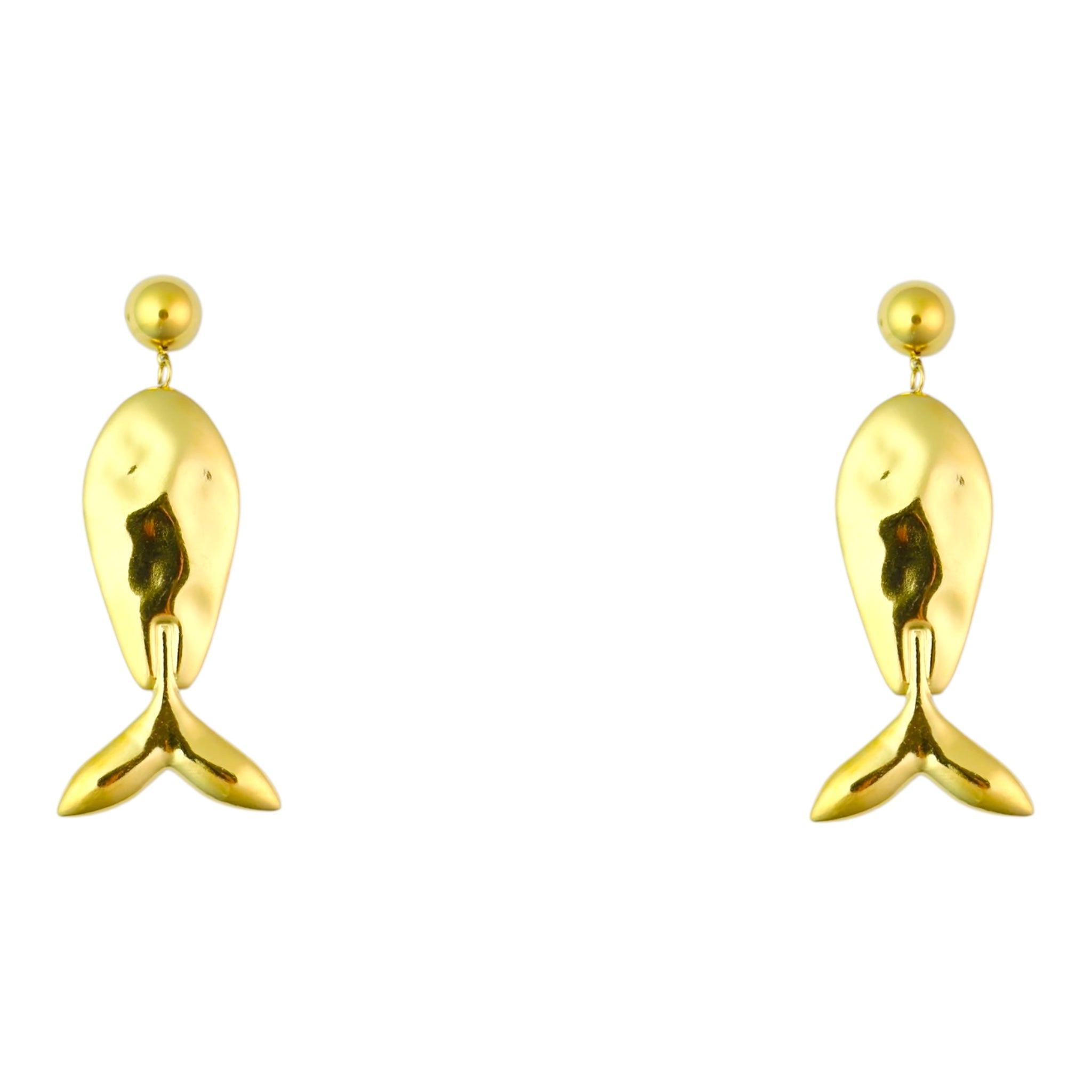 Shine Fishy Statement Earrings