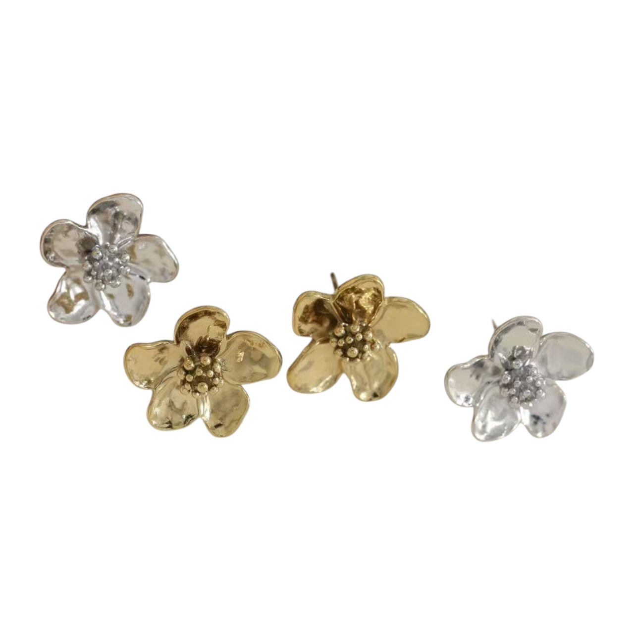 Mini flower studs earrings