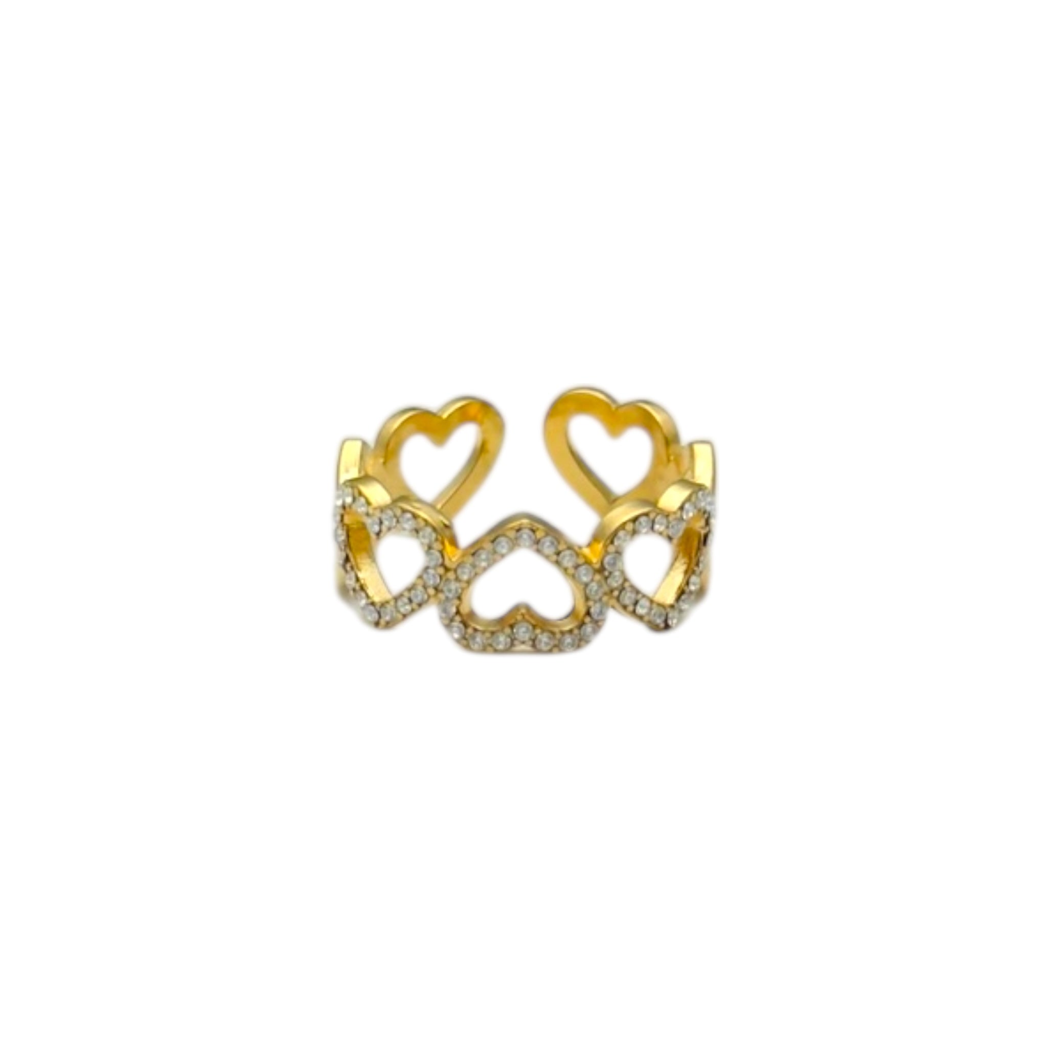 Strassy hart ring