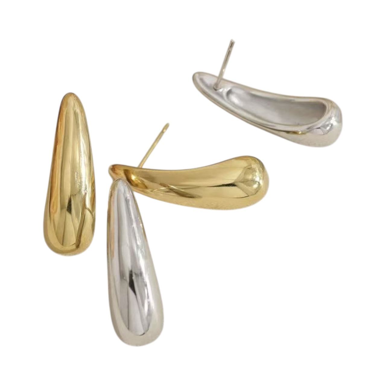Drop stud earrings