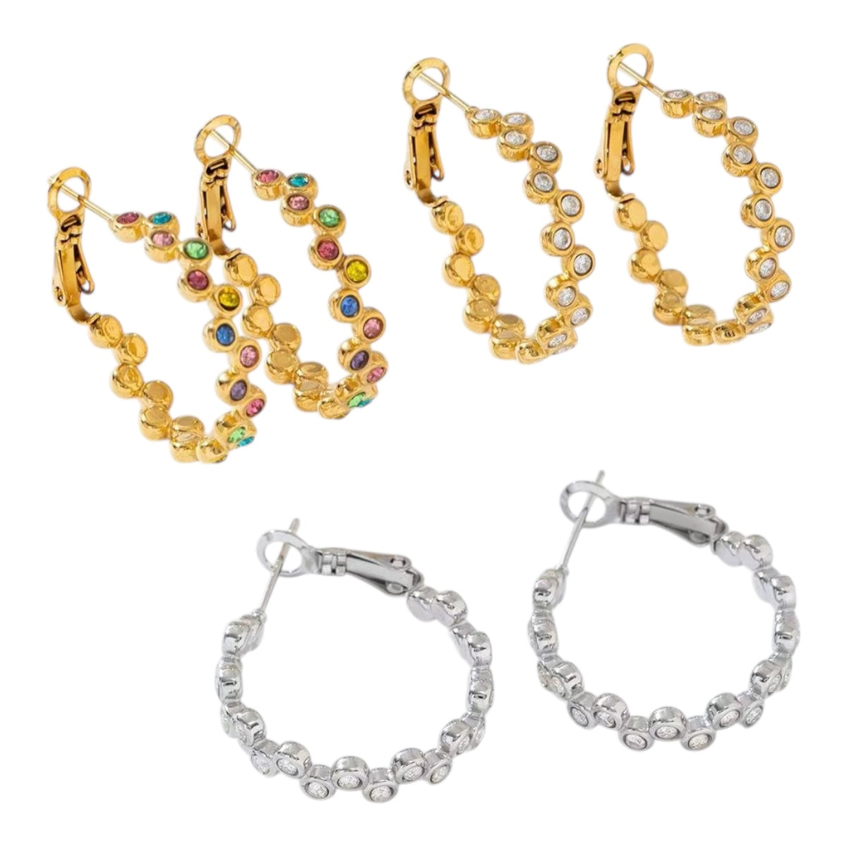 Dottie rhinestone earrings