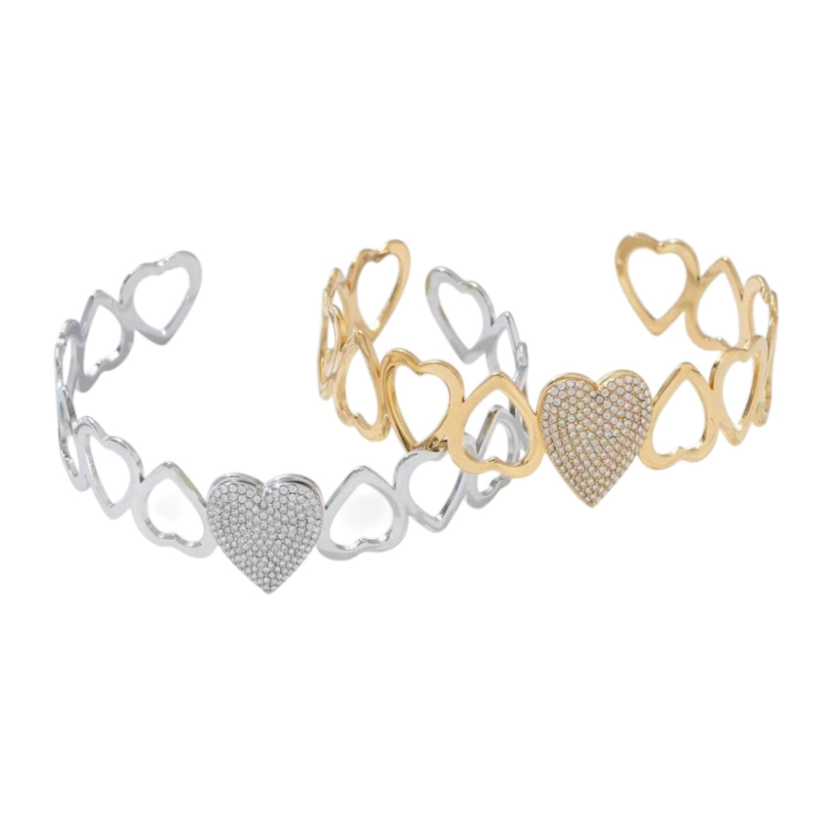 Strassy love bangle