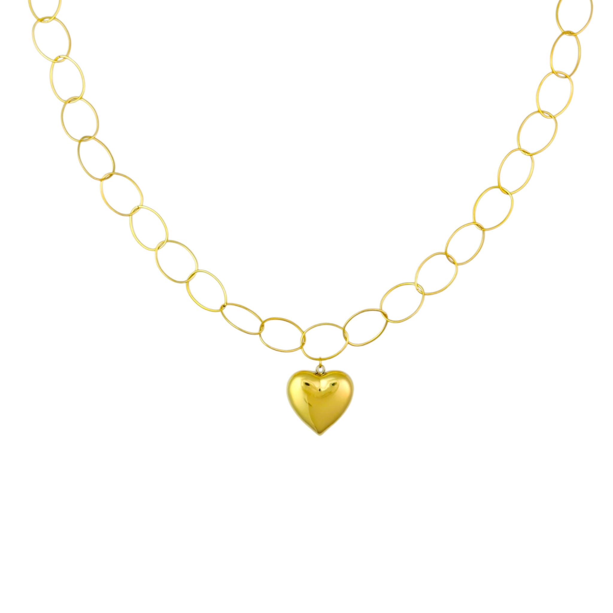 Bunny Oval Statement Necklace 50CM