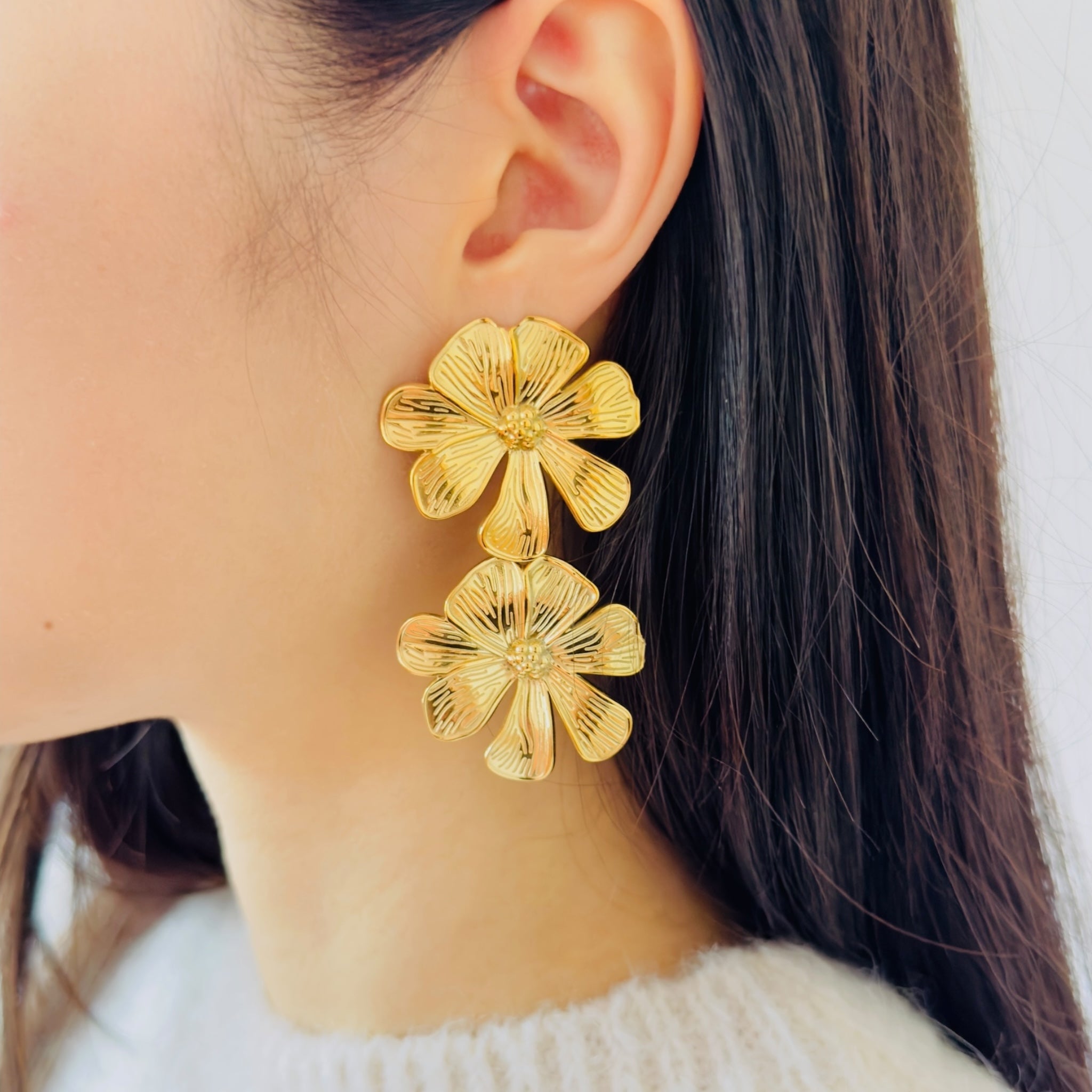 Flora statement earrings
