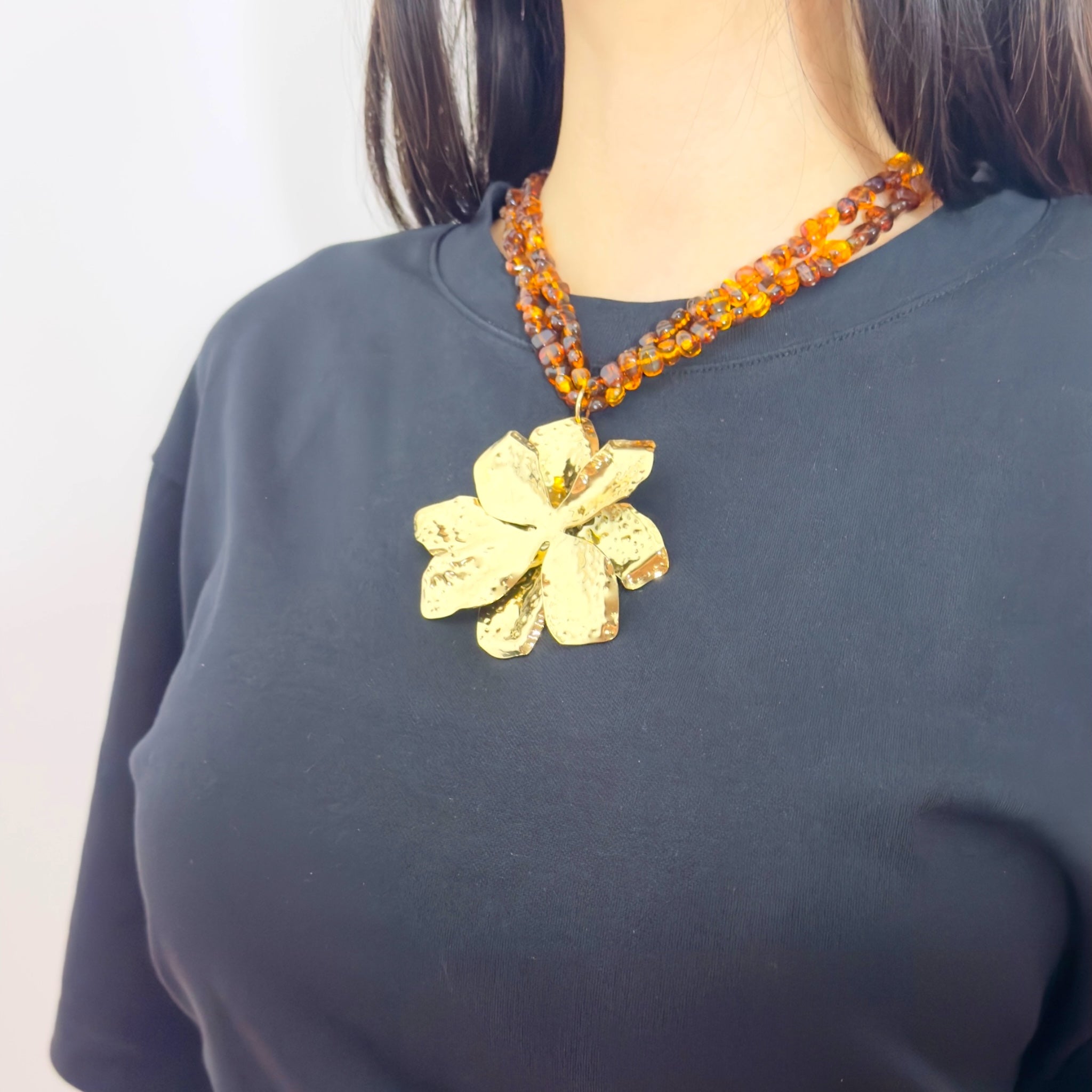 Statement blossom statement ketting
