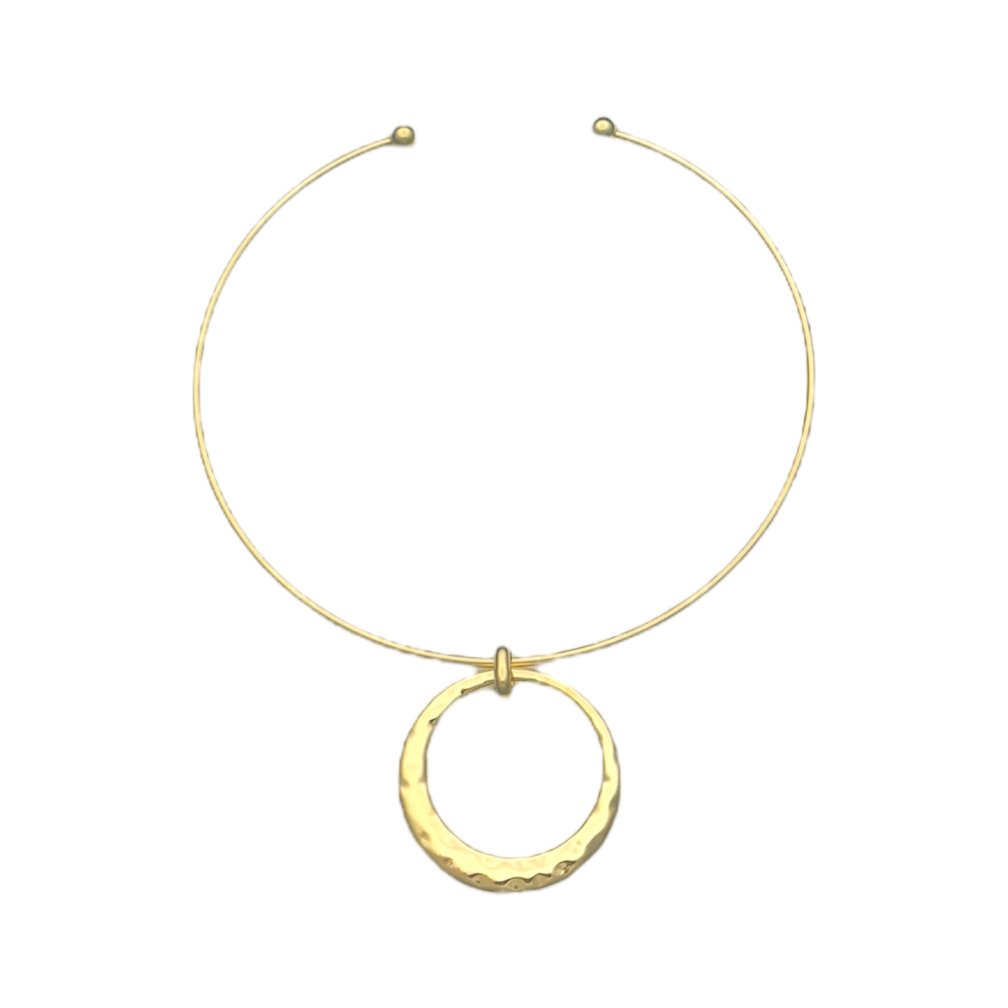 Oval chocker ketting